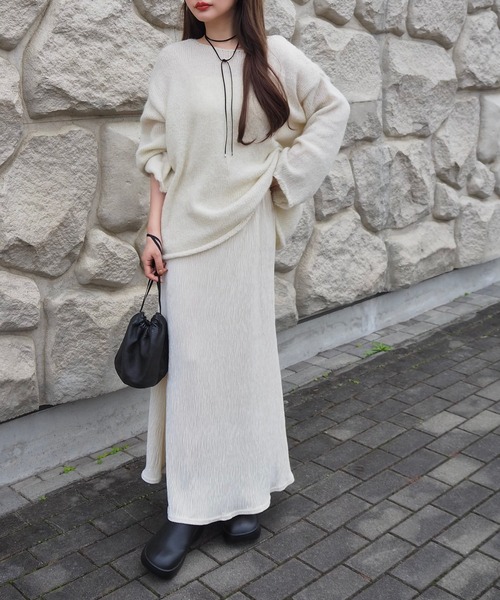 絲絨魚尾長裙【JS004】