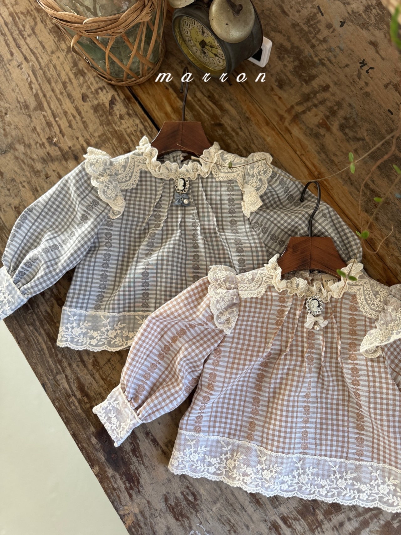 🇰🇷Marron blouse