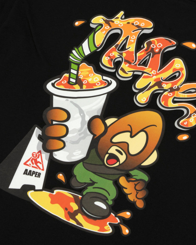 Graphic tee with aaper design (10030A)