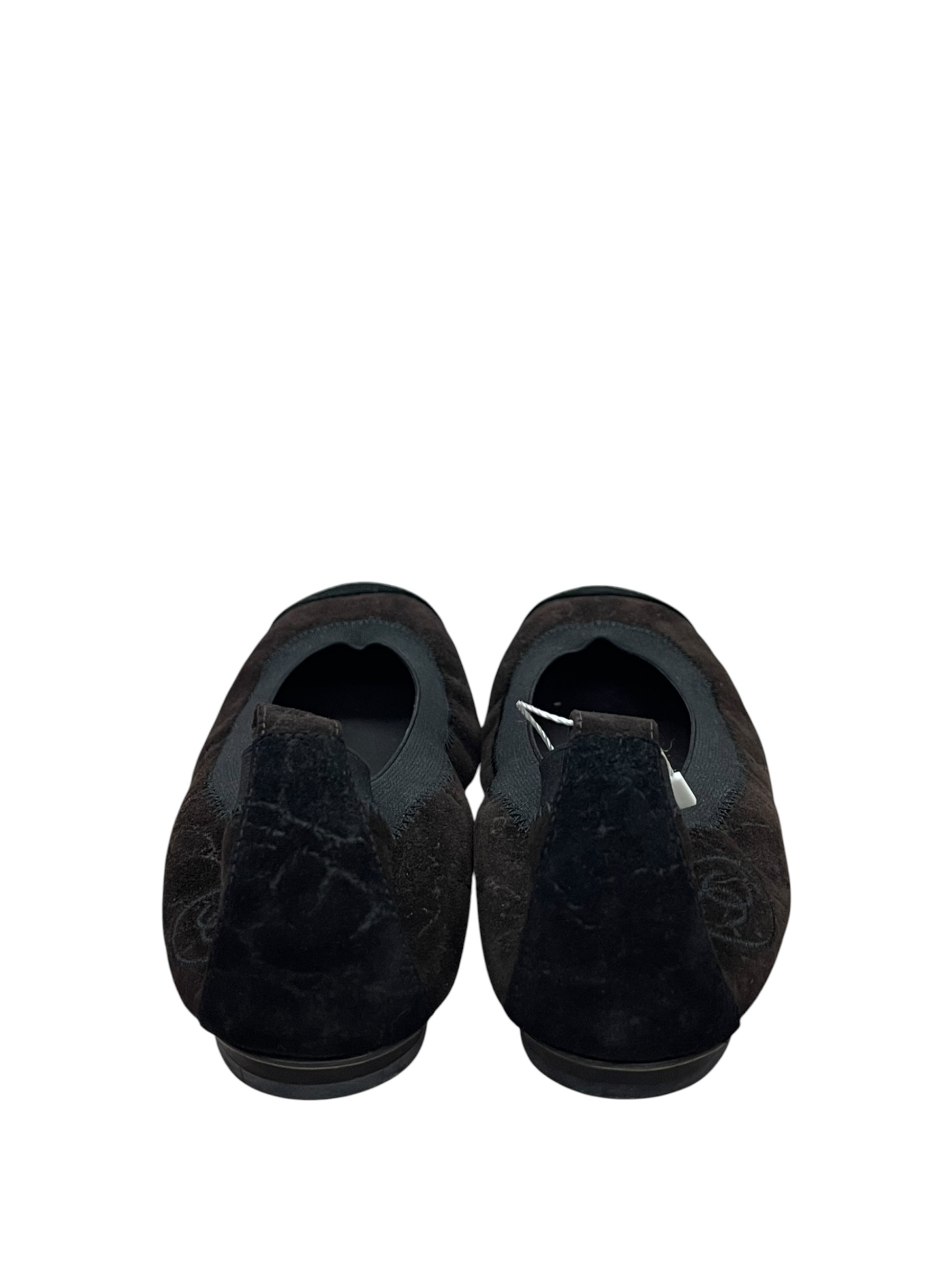 Pre-Owned Chanel Suede Cap Toe Ballerina Flats / Product Code: 080520