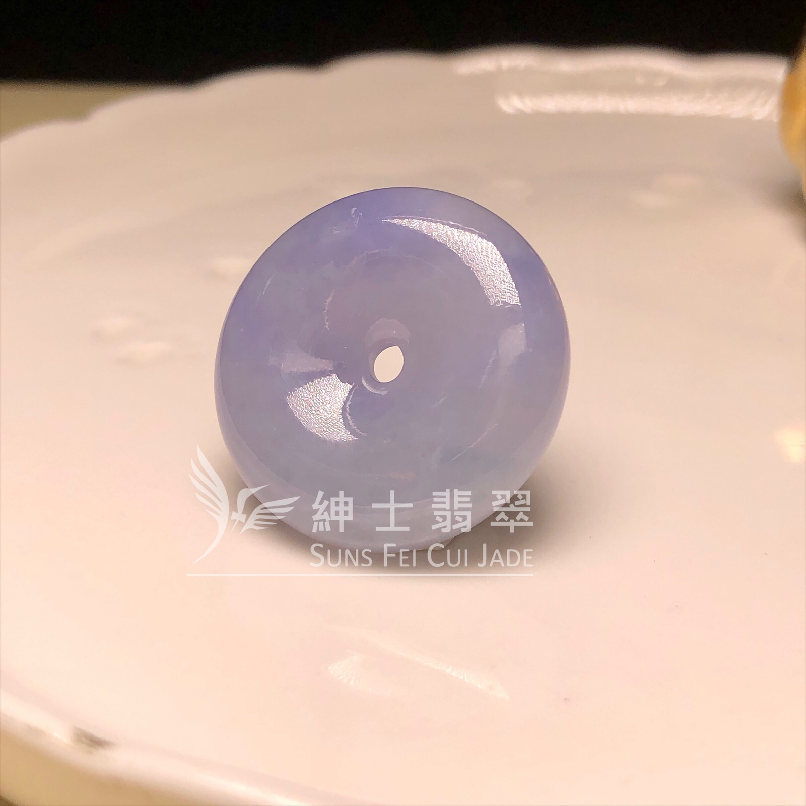茄紫平安扣  B08730