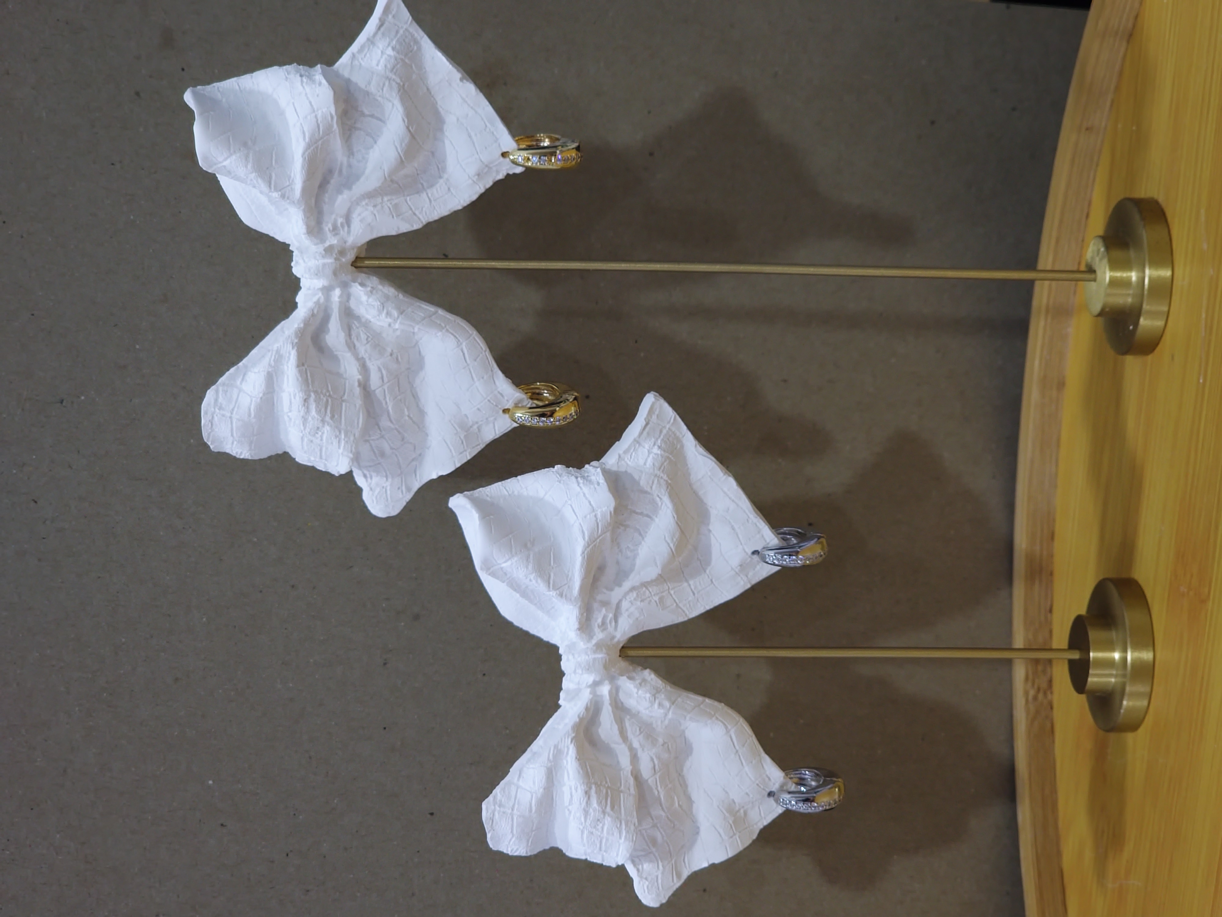 Sparkle Curve Hoops Earrings