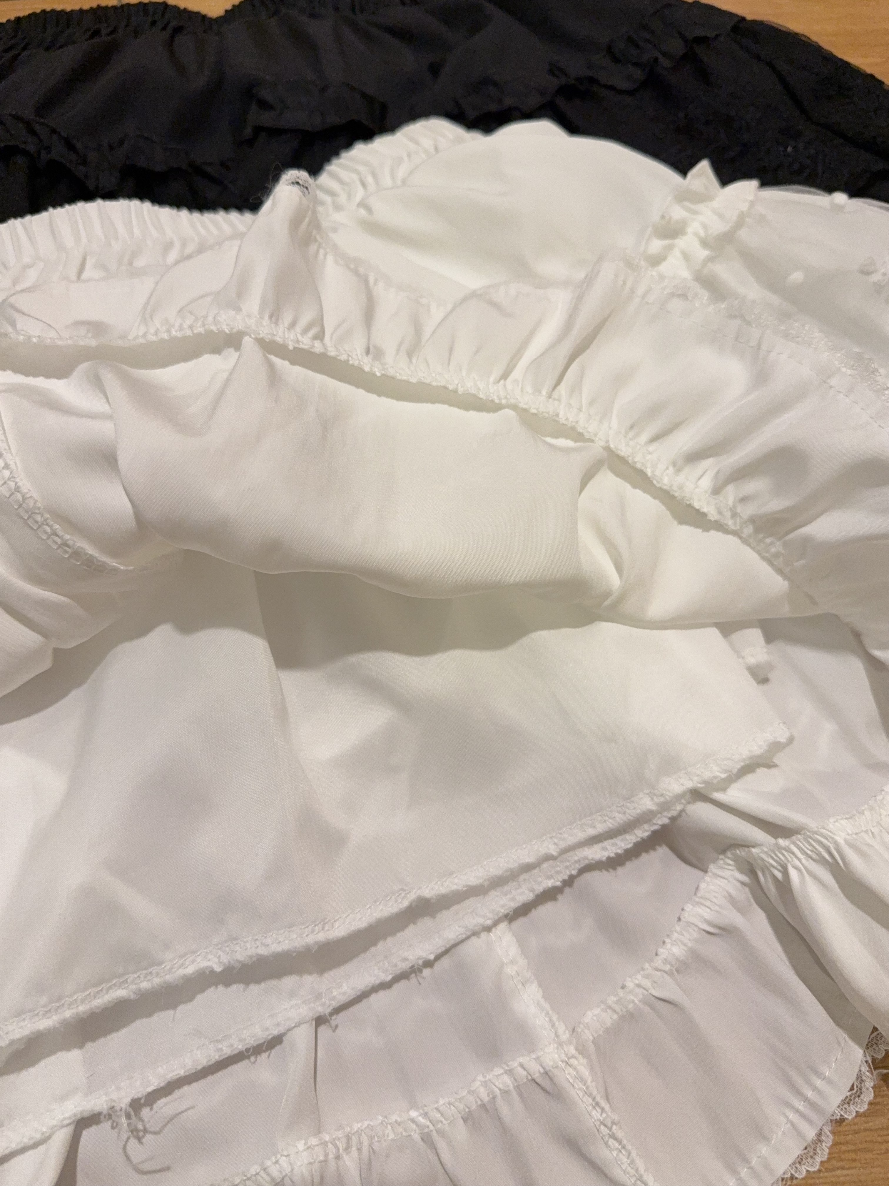 花边蕾丝层次感半身短裙R3009