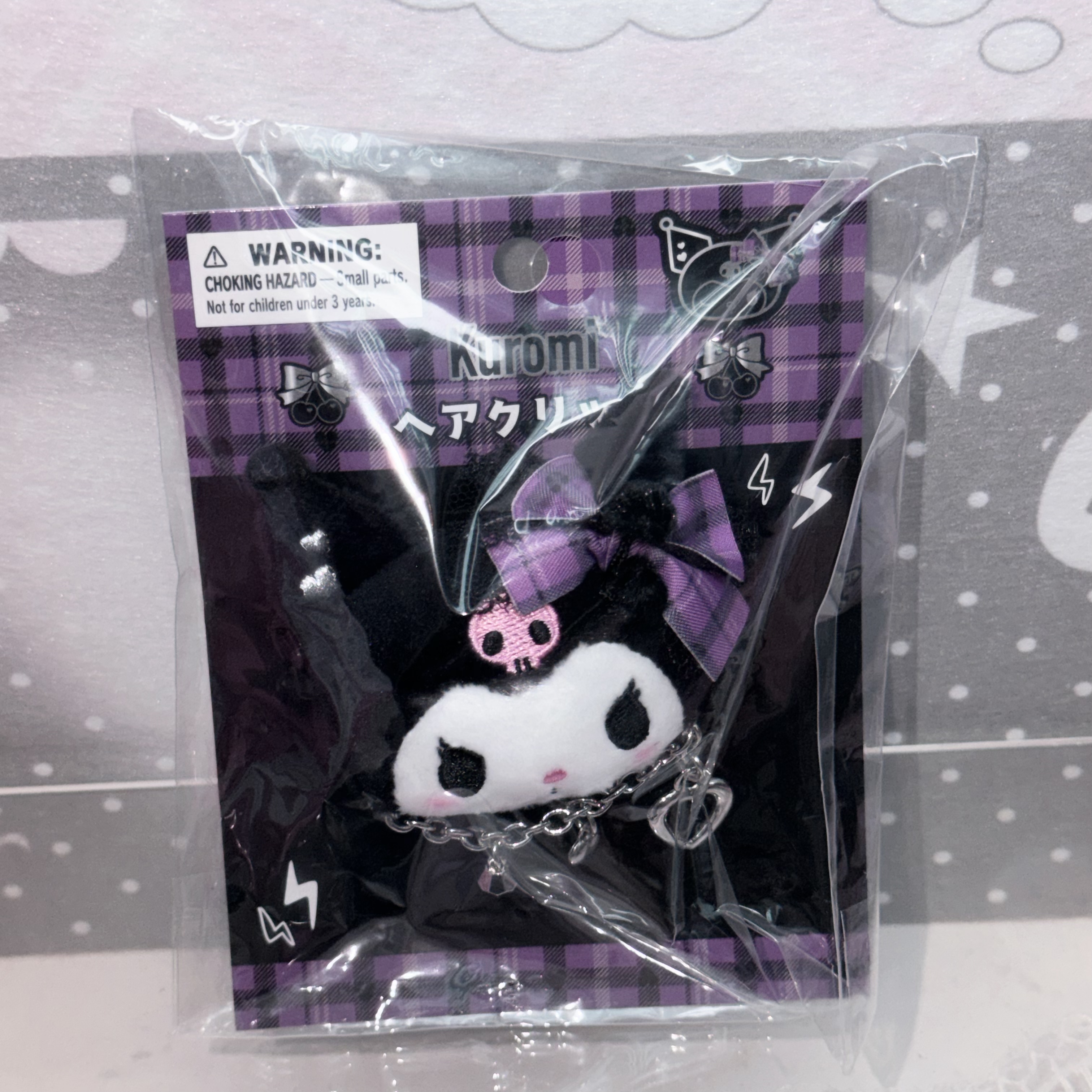 Kuromi 搖滾髮夾
