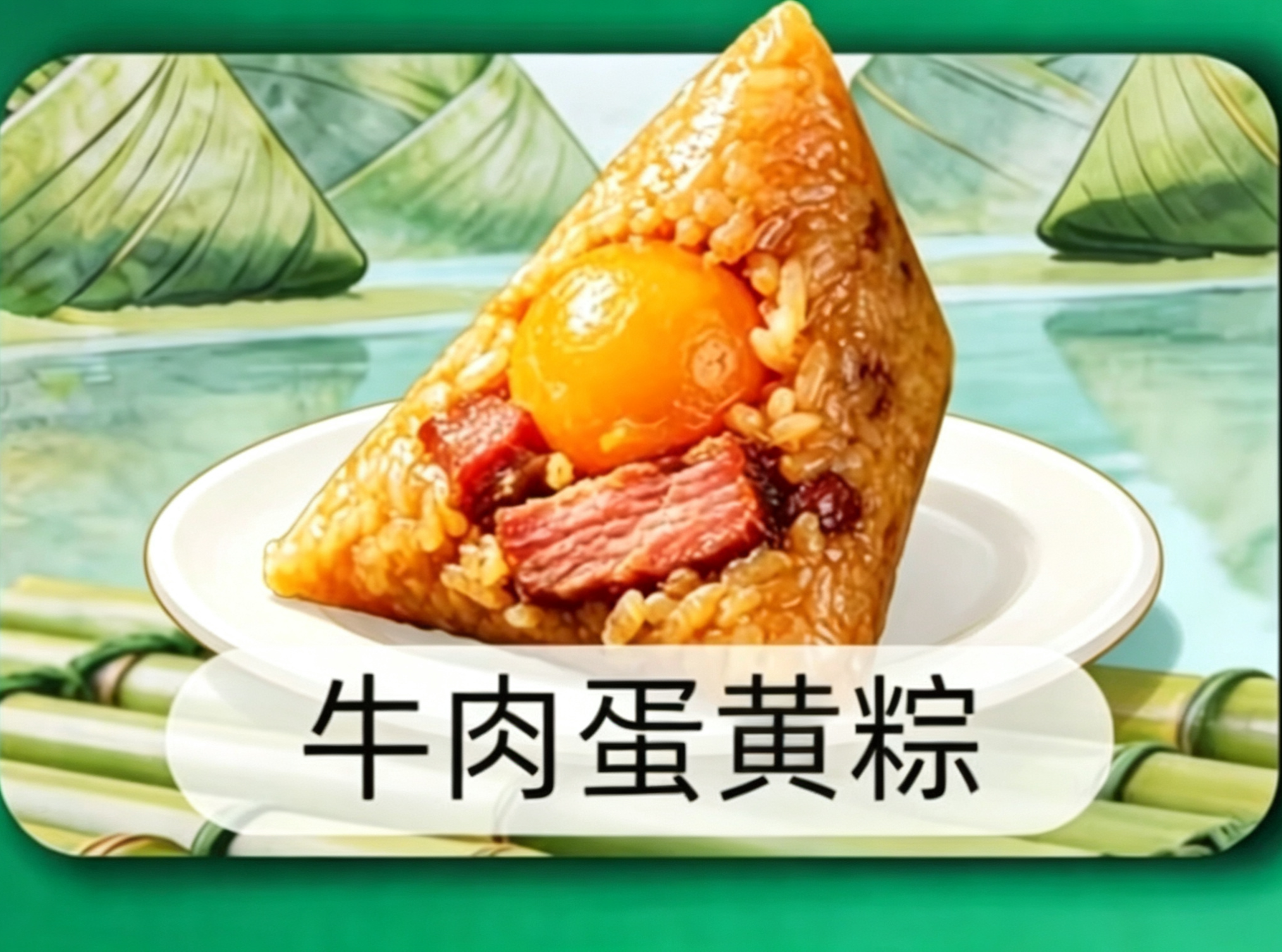牛肉蛋黃粽