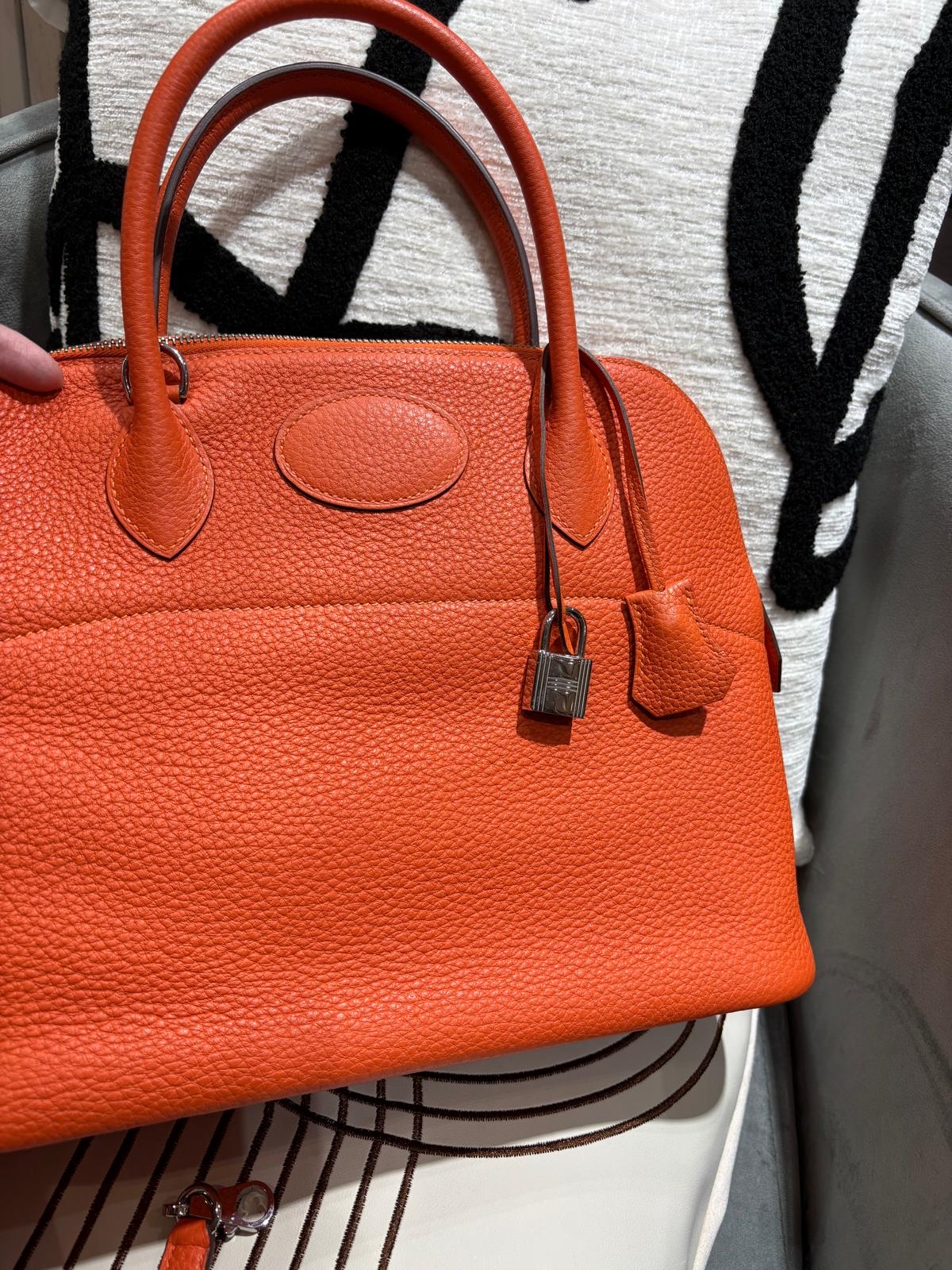 Hermes bolide 31,STAMP T ,100%Authentic ,95%new ✅收據✅key pad✅Dust bag