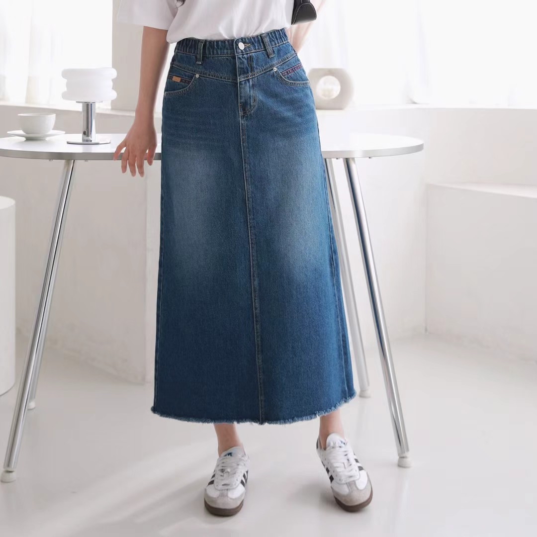 Vikini  內橡筋腰牛仔Sk