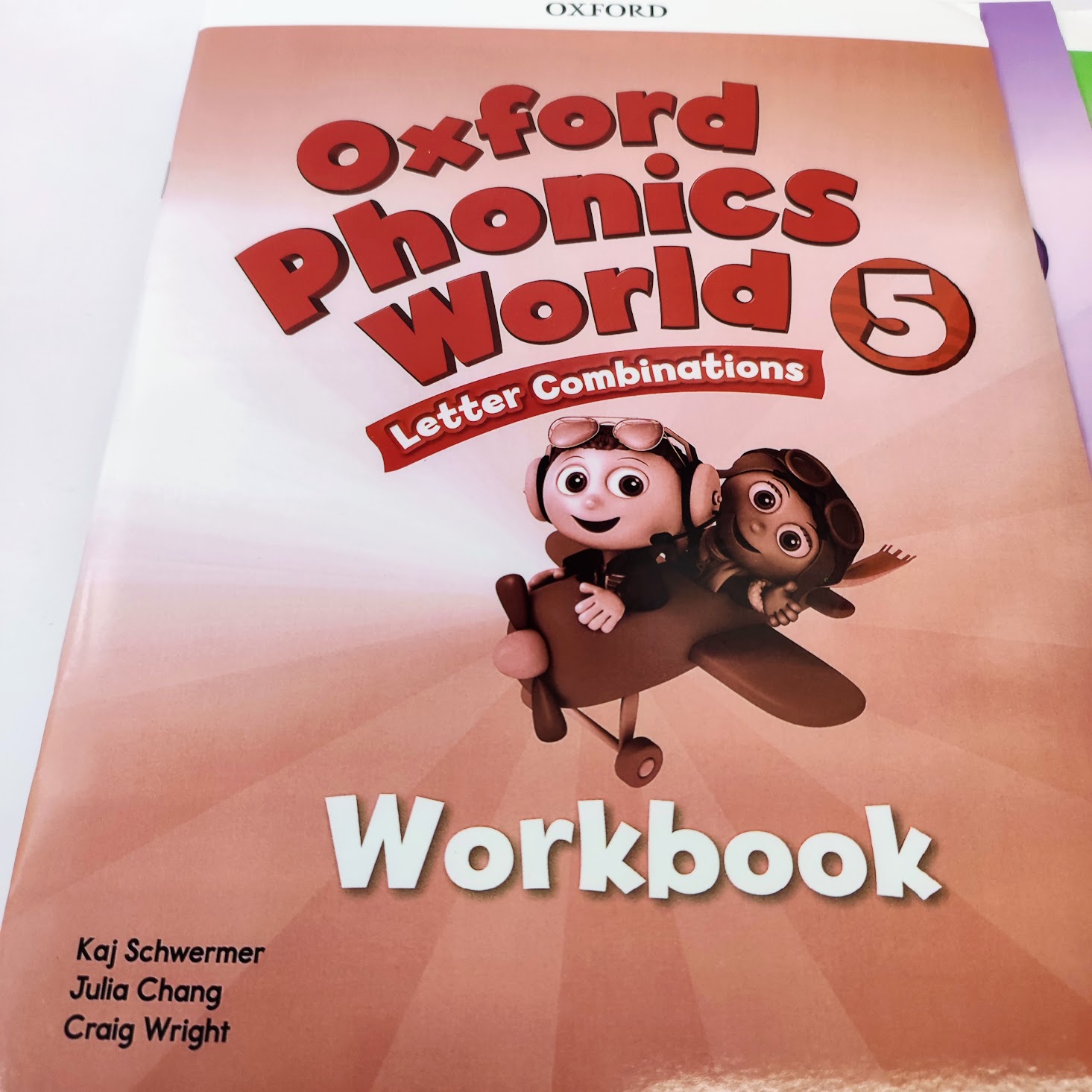 點讀Oxford Phonics World (Level 1-5) 牛津練習本一套10本 自然拼讀phonics字母發音教材  C26
