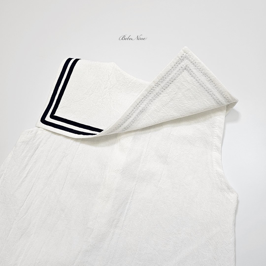 ☀️預訂 韓國直送☀️🇰🇷Bebenine三色海洋風水手無袖連身服