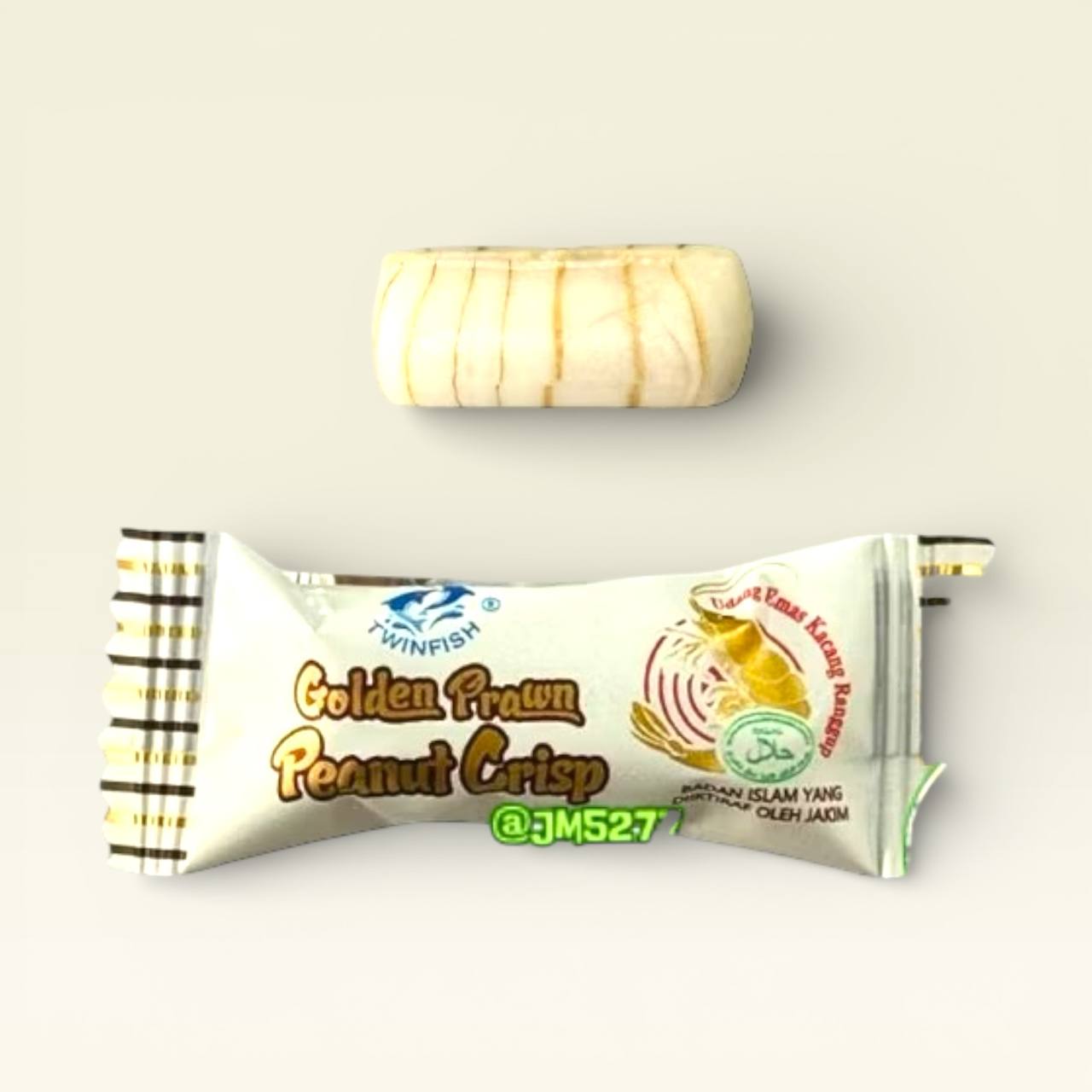 (Putih) Twinfish Golden Prawn Peanut Crisp Gula Udang 150g/350g