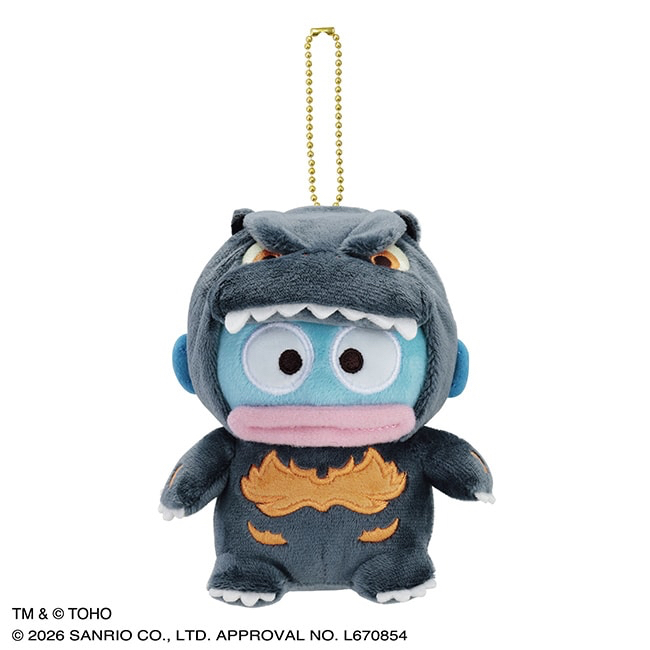 🎀【預訂】GODZILLA x SANRIO 公仔掛飾 - Hangyodon