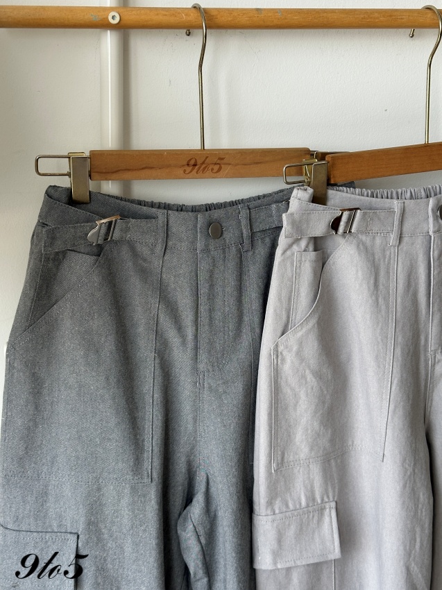 S1910 Cargo cotton long pants - 4 Colors 