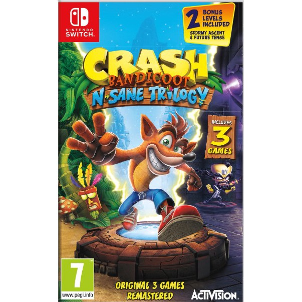 (🔥FLASH SALE🔥) Crash Bandicoot N. Sane Trilogy (Nintendo Switch) Activated Full Digital Download