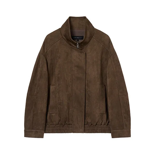 [OLIVE DES OLIVE] Suede Blouson Jumper (3種)