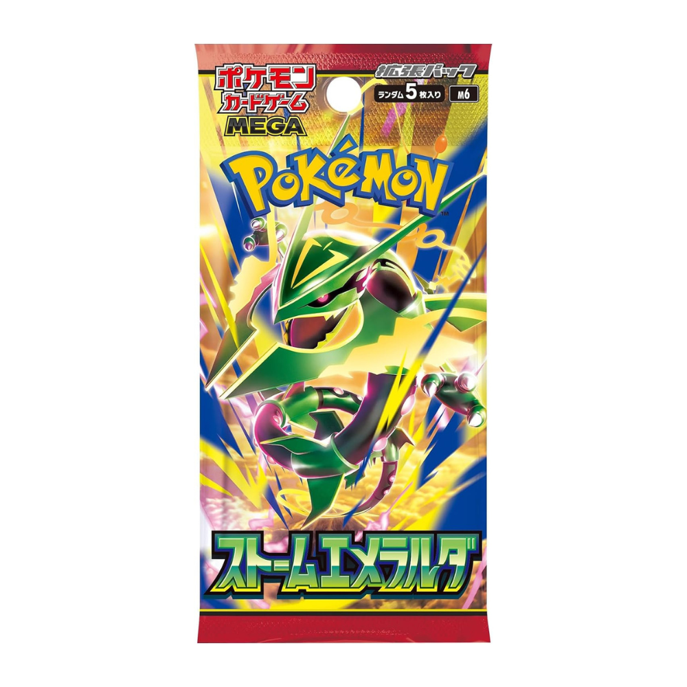 【散包】Pokemon寶可夢 - 日本版 PTCG M6 MEGA Storm Emerald (擴充包 5張/包) 綠寶石風暴 ストームエメラルダ