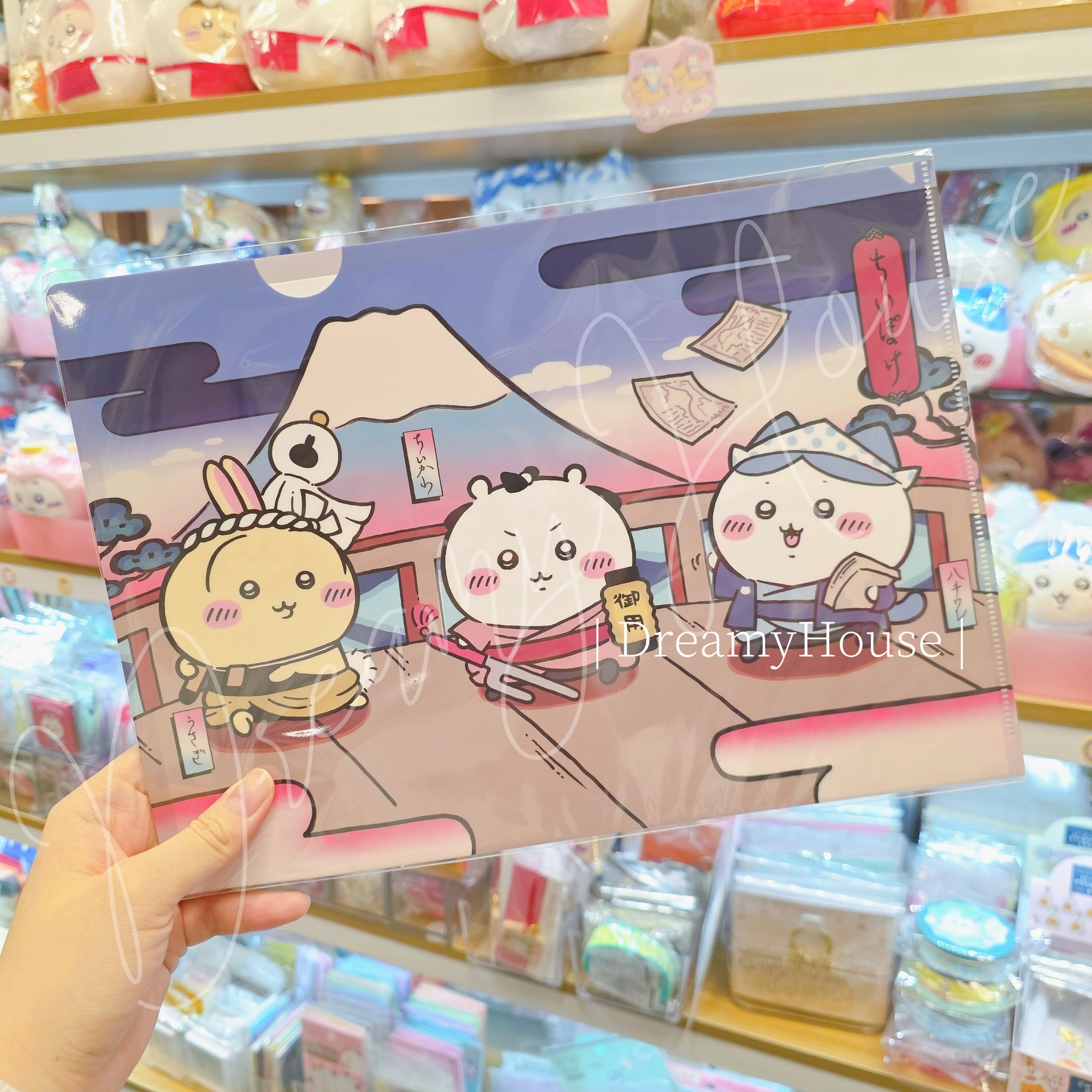 日本 Chiikawa Pocket 江戶款 A4 File