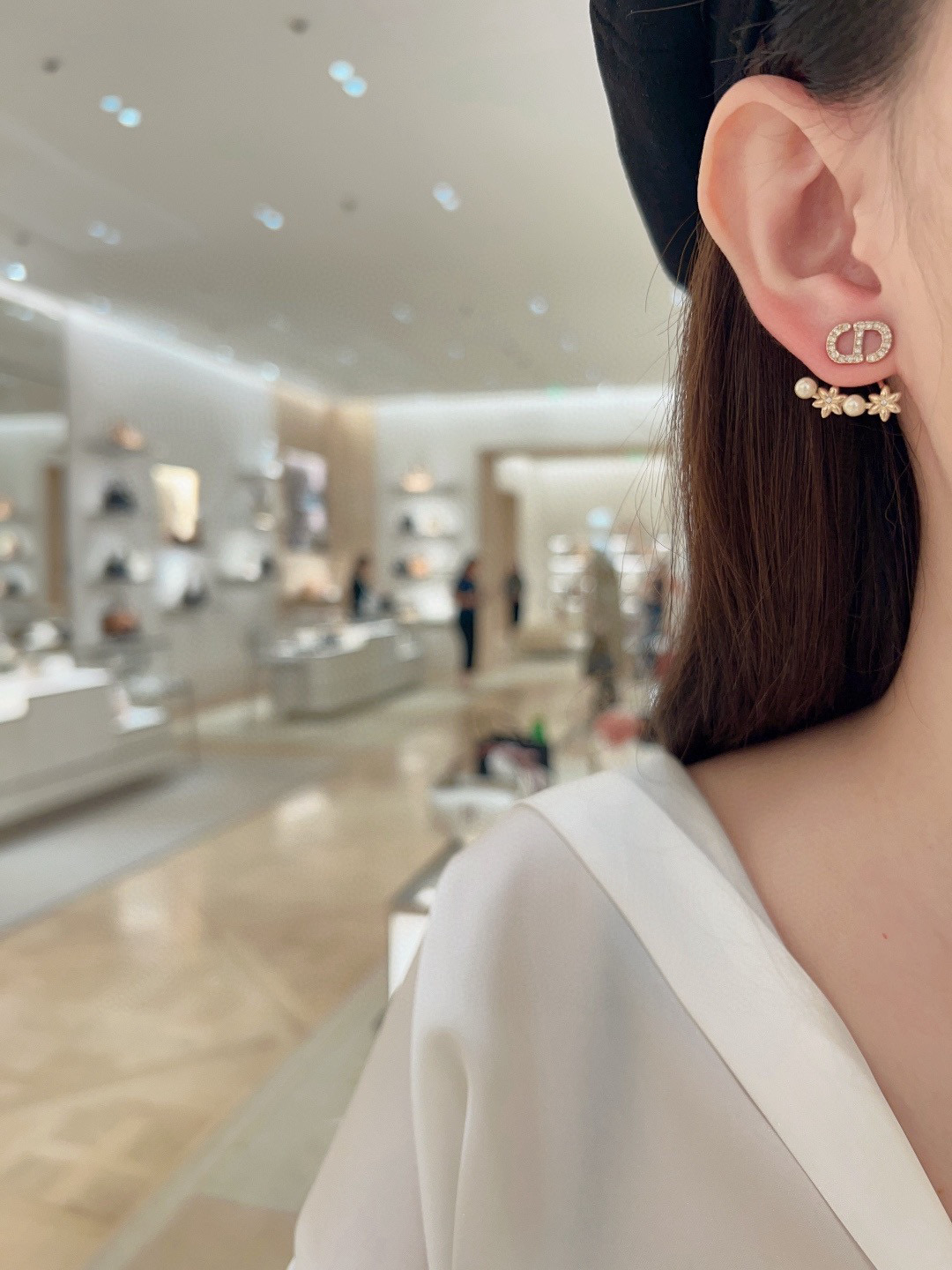 【原單】DIOR CD雛菊耳環 連禮盒