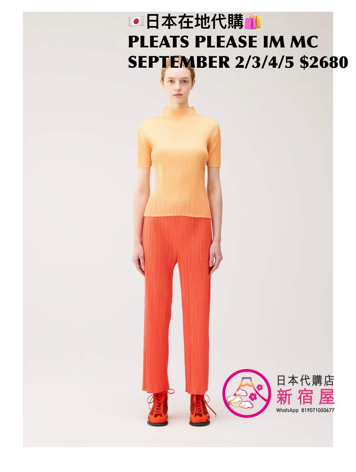 PLEATS PLEASE ISSEY MIYAKE MONTHLY COLORS SEPTEMBER