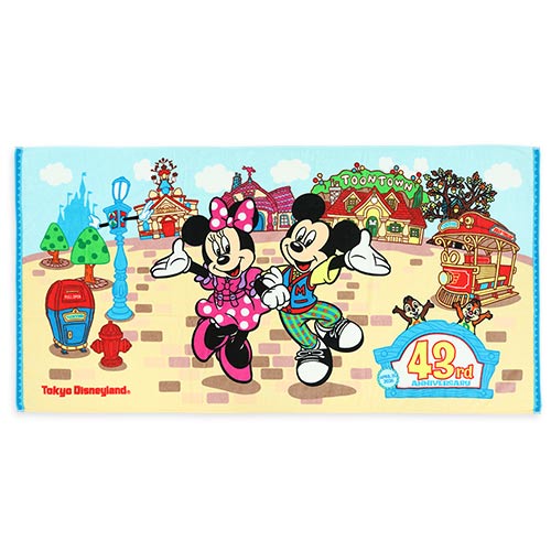 預訂 樂園限定 Tokyo DisneyLand 43rd Anniversary 磁石貼 相架 浴巾 方巾