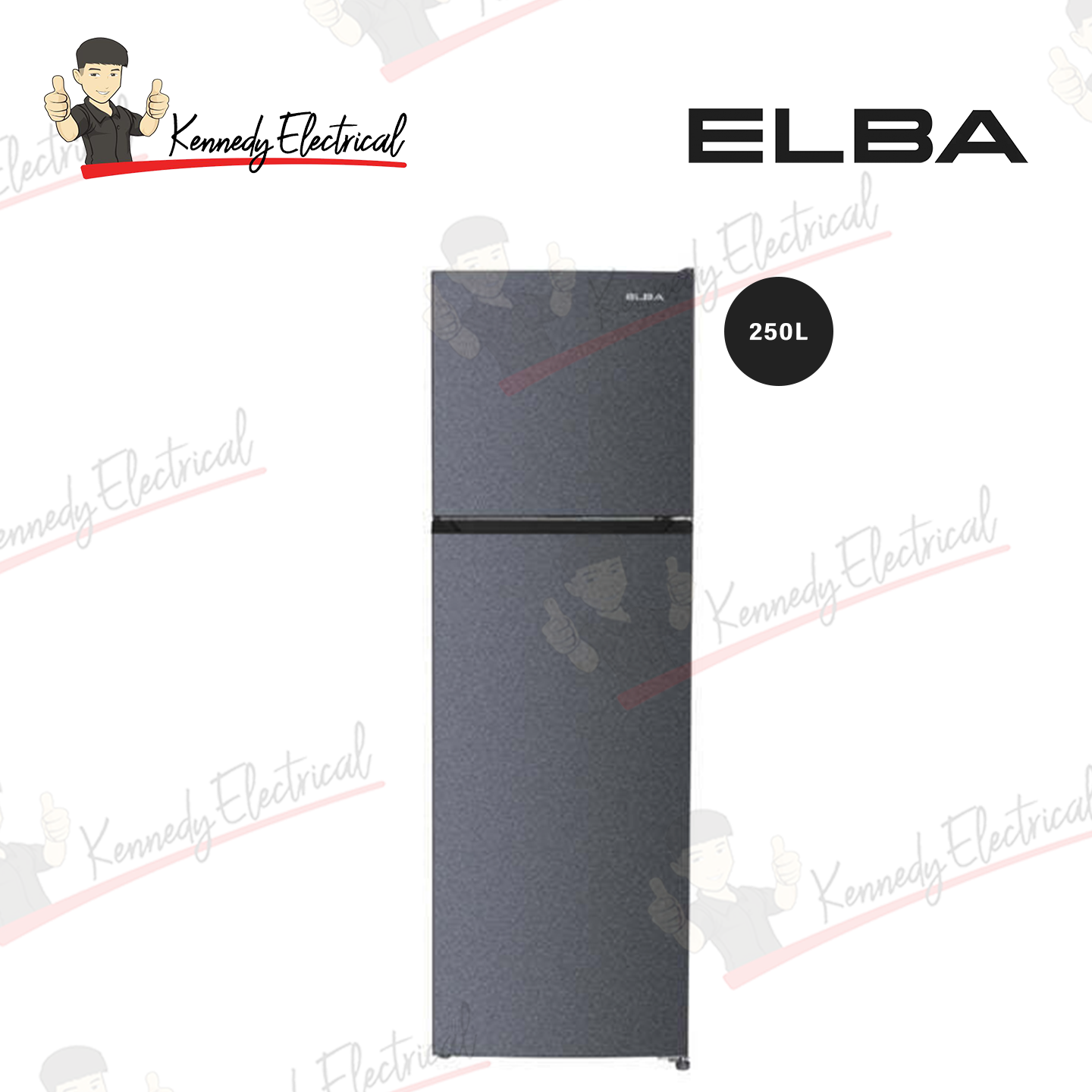Elba 250L Top Mount Refrigerator Verzino ER-Q2557IN(GR)