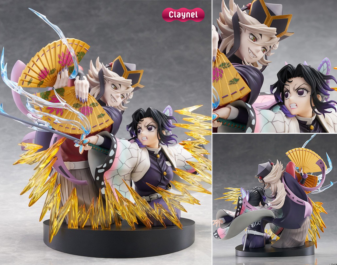 (預訂訂金 $300) (總價 $890) Claynel 鬼滅之刃 胡蝶忍＆童磨 (行版) Shinobu Kocho & Doma