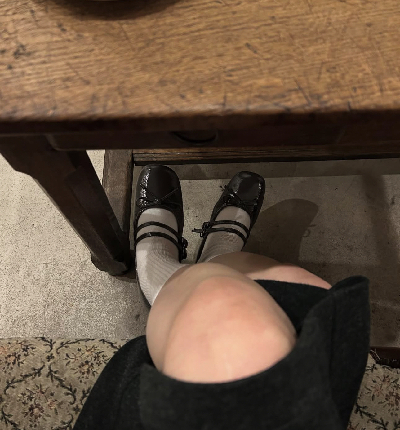  🇰🇷訂購｜Rockfish｜4cm - SQUARE TOE TWO STRAP MARYJANES