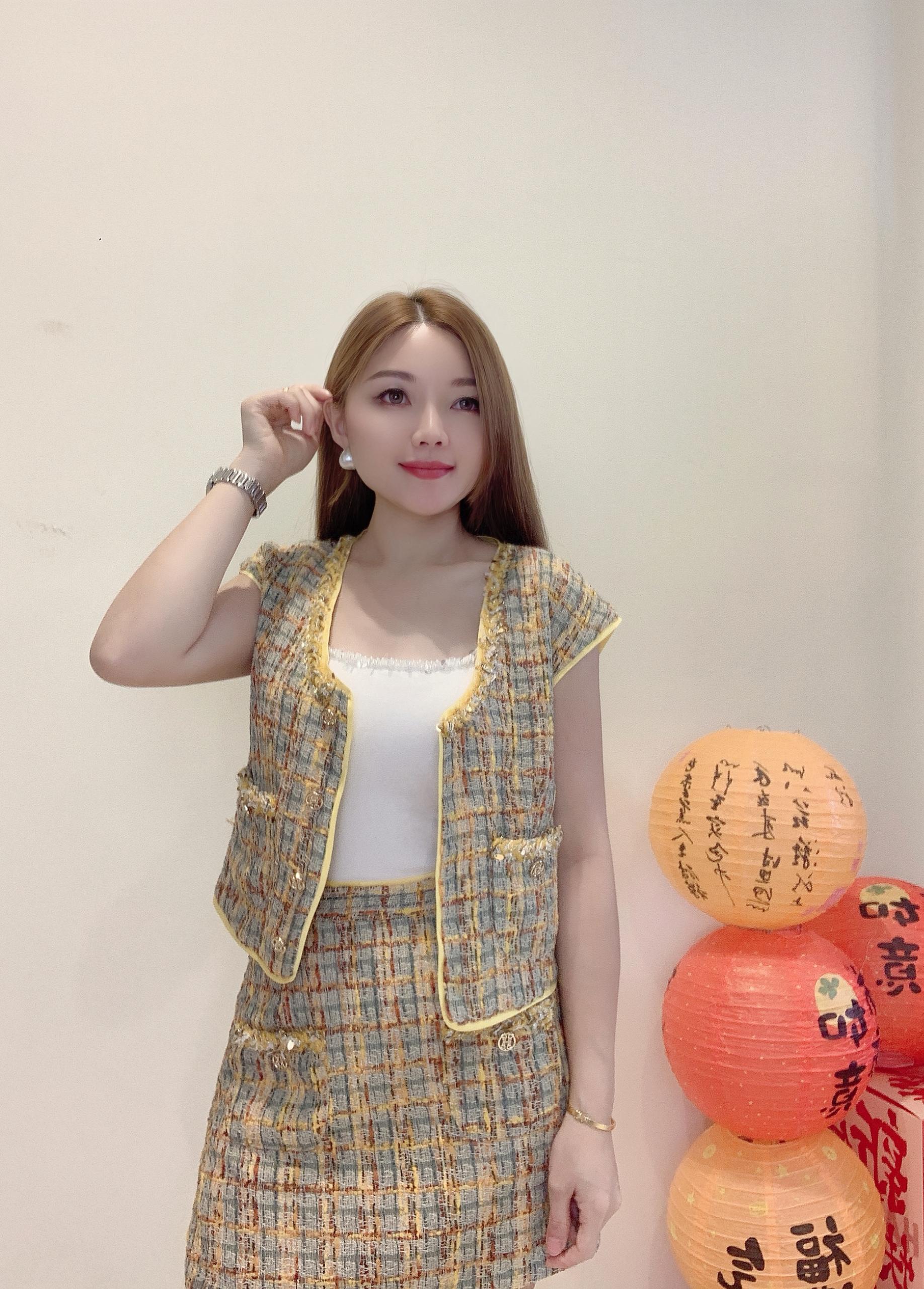 独家无袖小香风上衣 2640