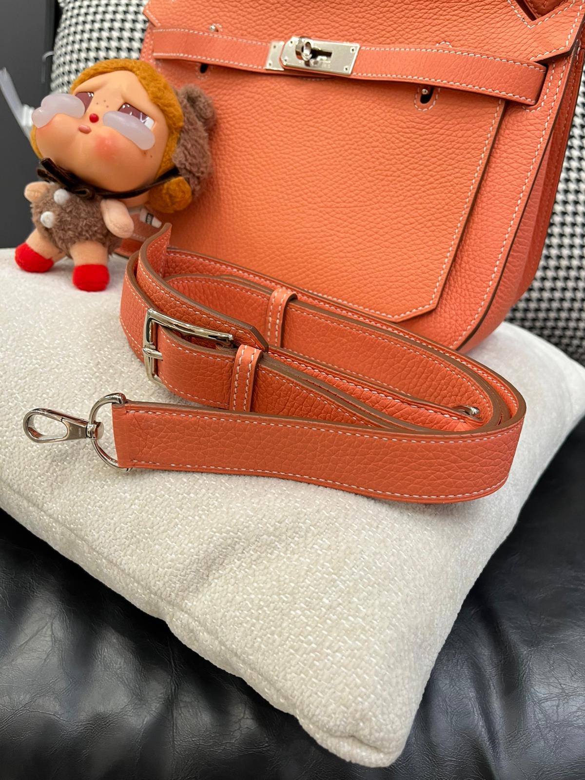 Hermes jypsiere 28, 龍蝦粉STAMP R 100%Authentic,98%new ✅strap✅dust bag✅box 