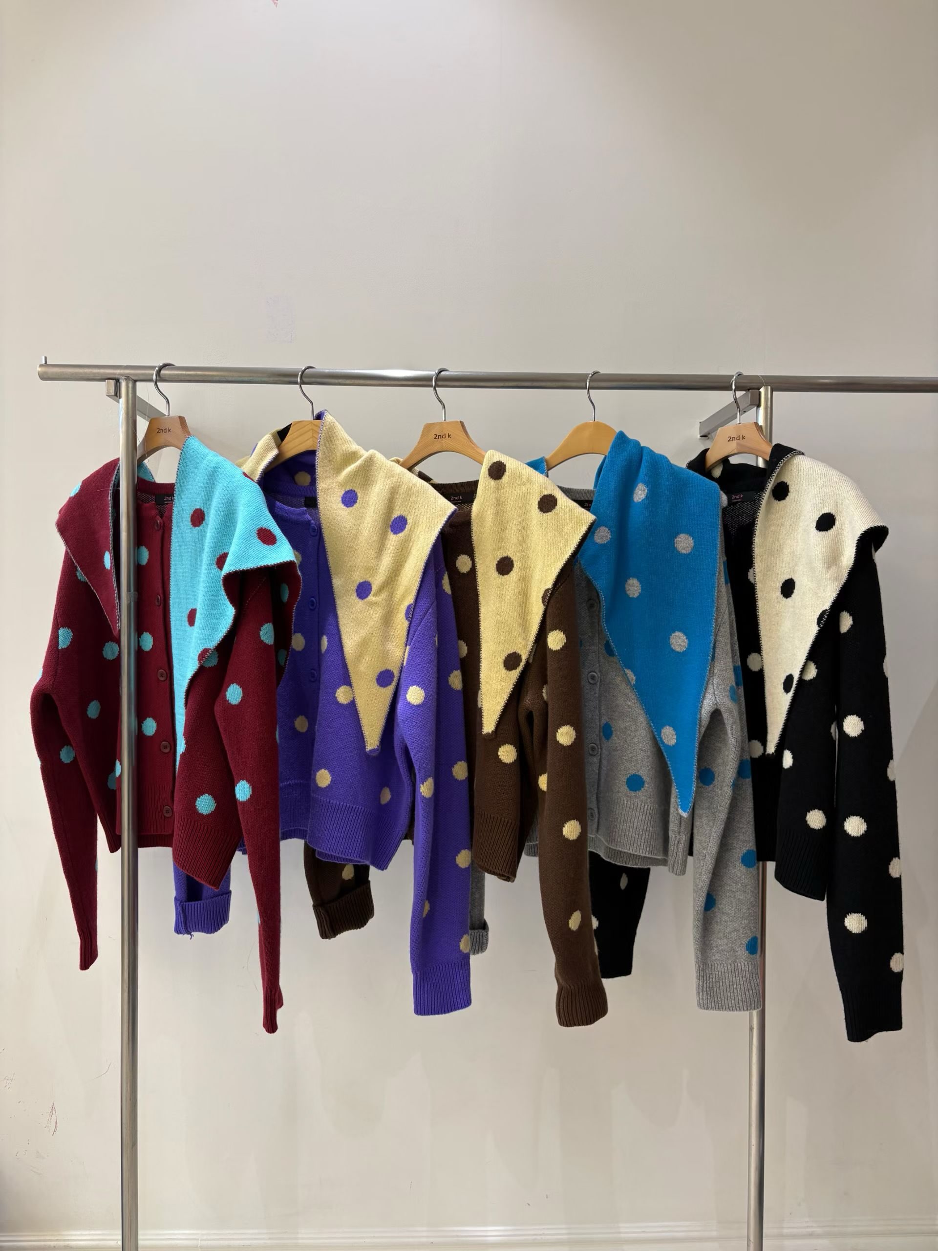 (2026FW) 2ND K - CARDIGAN WITH SCARF