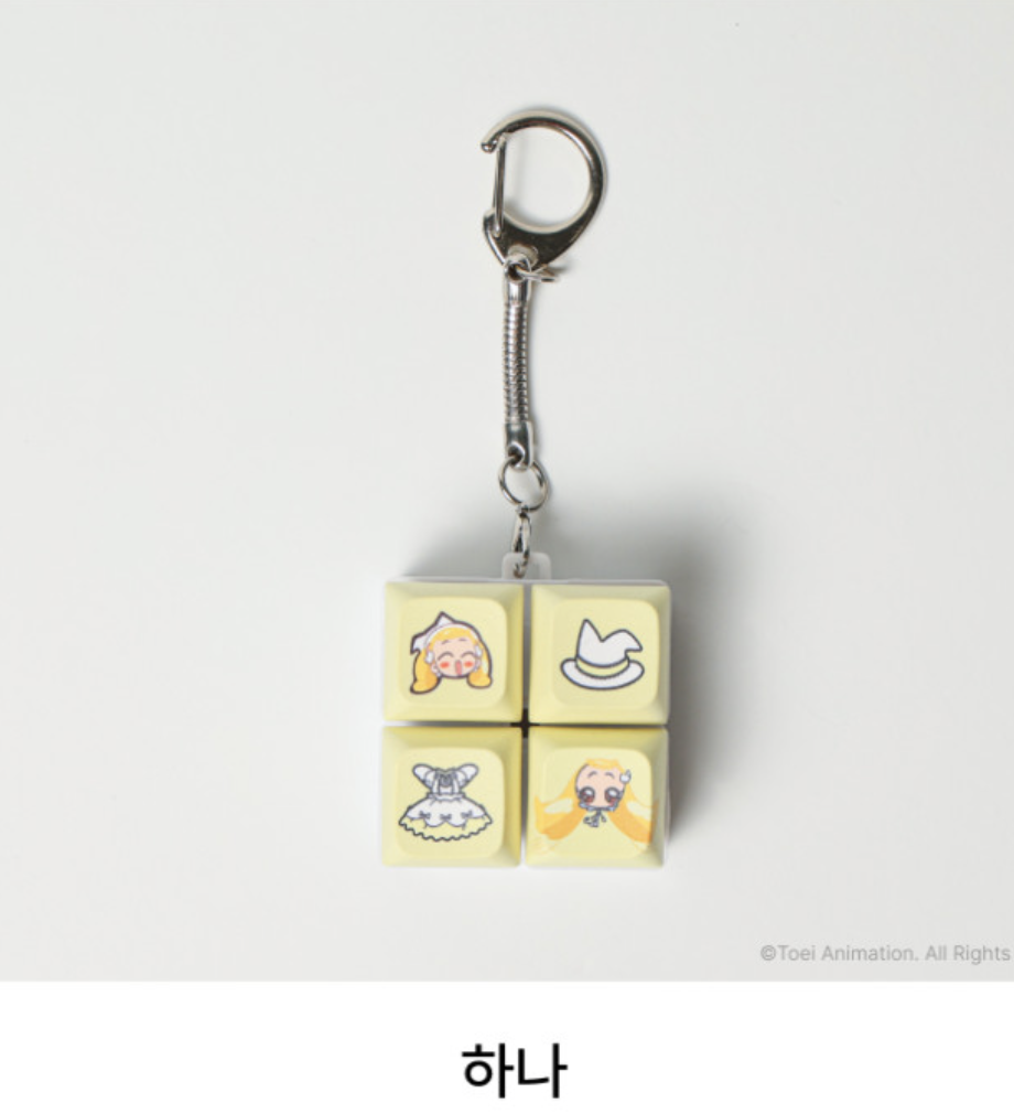 《Pre-Order》Keycap Keyring 閃燈鍵帽匙扣｜韓國 Lotte Cinema X 小魔女DoReMi (26D45-P)