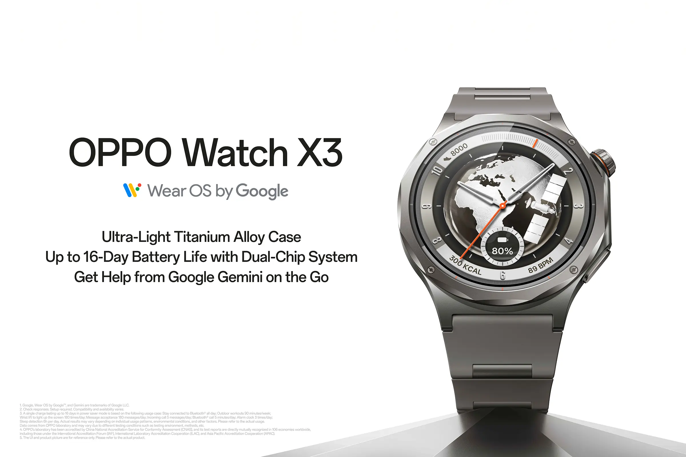 OPPO WATCH X3 Global Version