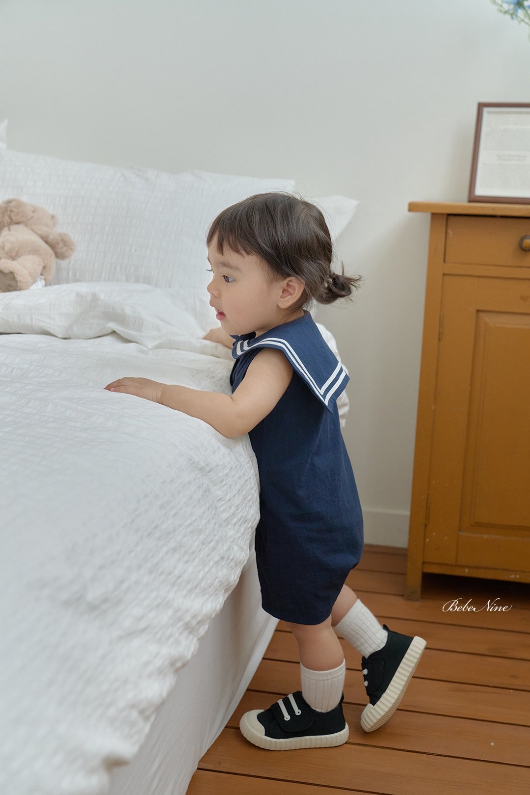 ☀️預訂 韓國直送☀️🇰🇷Bebenine三色海洋風水手無袖連身服