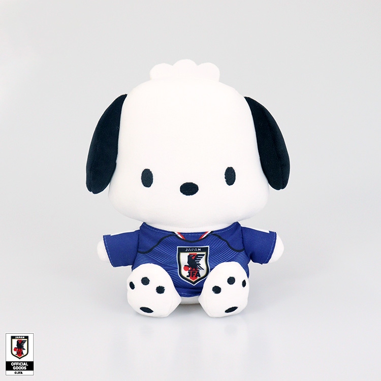 🌸 【預訂】Pochacco 公仔 - Sanrio x Japan National Football Team Ver. 2026