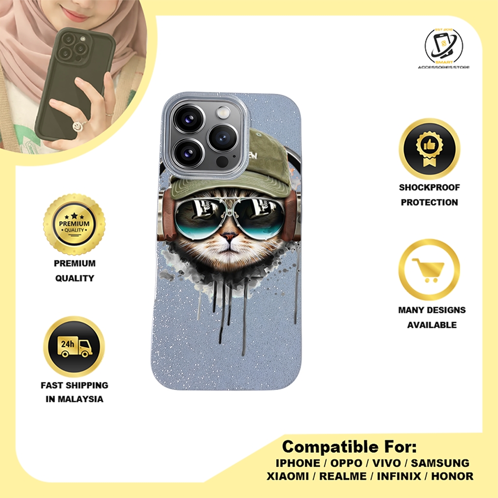 BLING CASE PHONE FOR IPHONE - DESIGN CAT C
