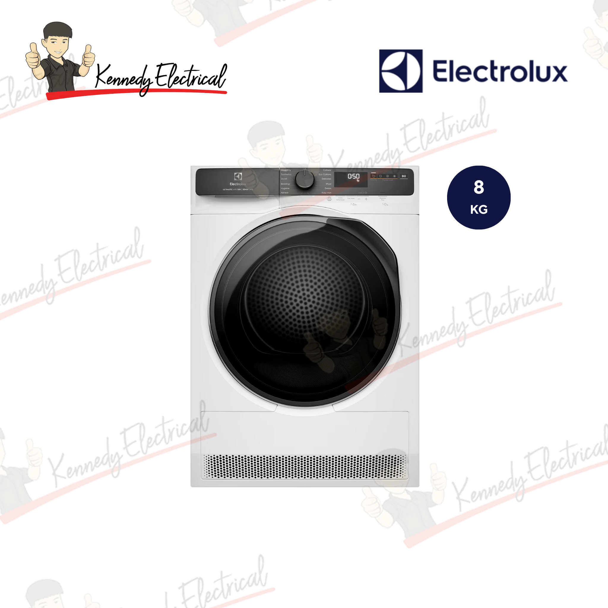Electrolux 8kg UltimateCare 500 Heat Pump Dryer (EDH803J5WC)