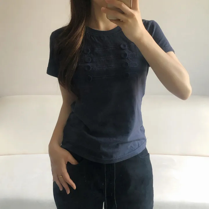 Napoleonic Short Sleeve Top