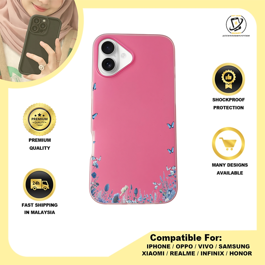JELLY CASE PHONE FOR IPHONE - DESIGN BUTTERFLY C