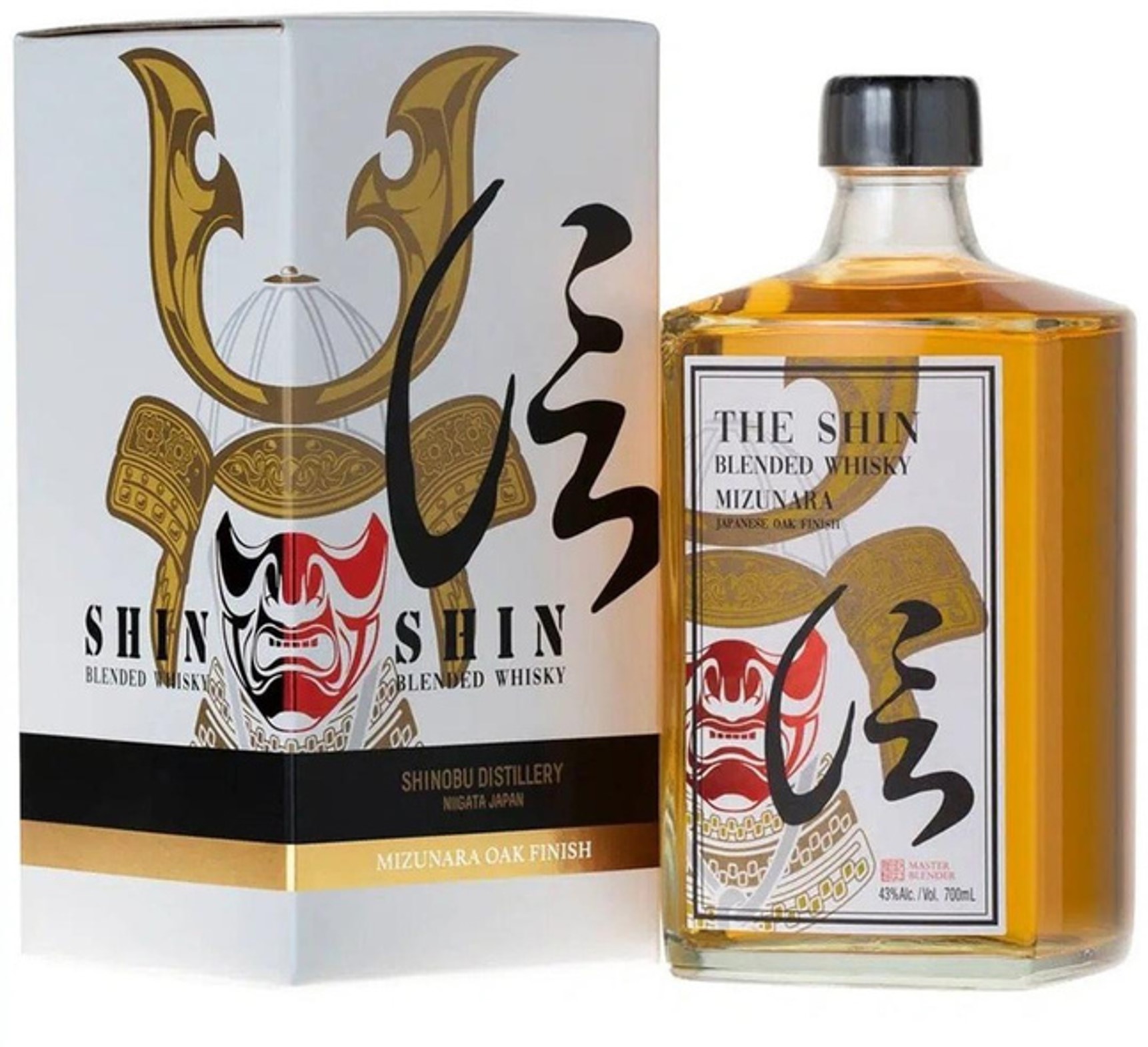 信 調和威士忌 水楢桶熟成威士忌 The SHIN Blended Whisky Mizunara Oak Finish 43% 700ml