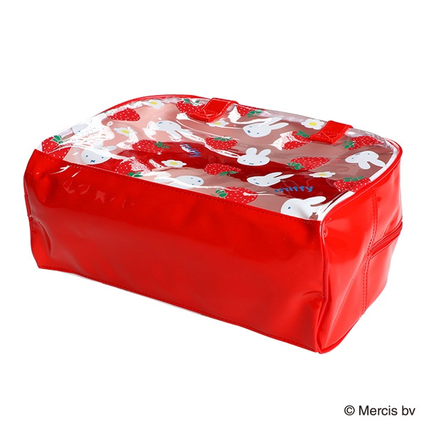 🇯🇵預訂 日本直送🇯🇵Miffy草莓圖案拉鍊游泳袋沙灘袋