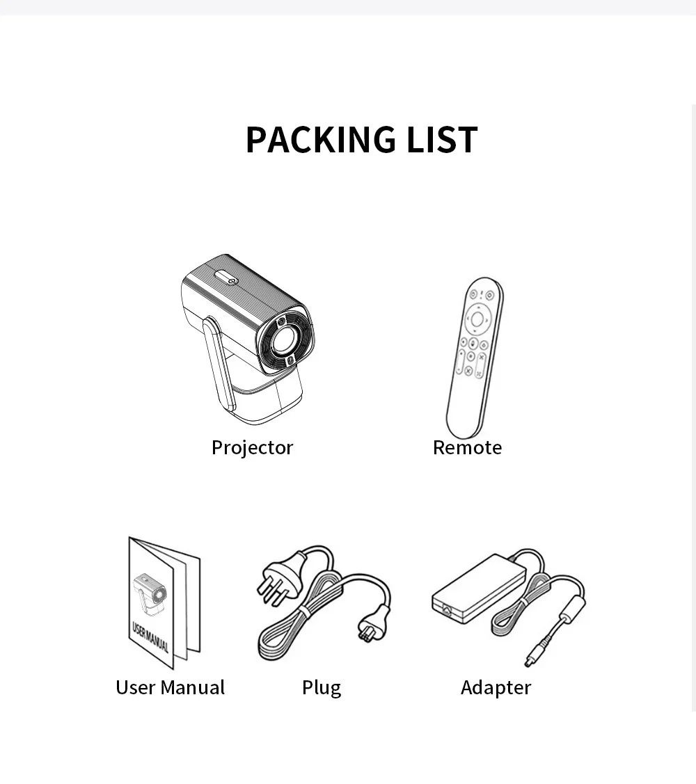 SAPPHIRE K2 4K便攜充電式智慧投影機