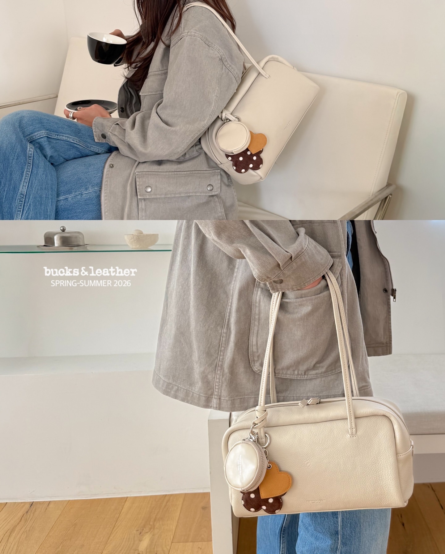 【26SS】 預訂_French Toast Bag by Bucks & leather