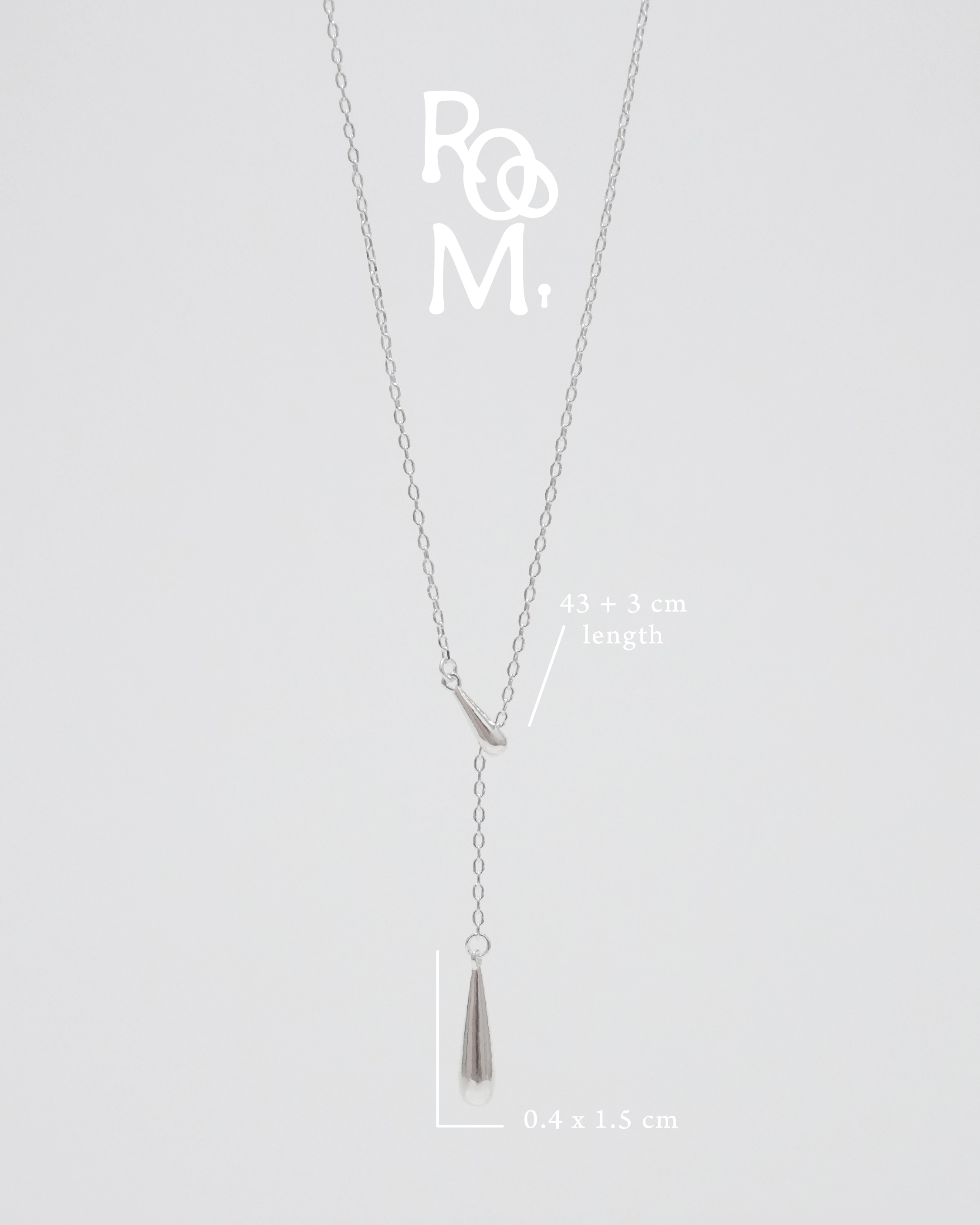Flowing Teardrop Necklace