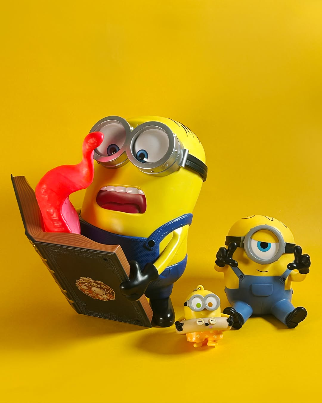 電影特典 - 迷你兵團與大怪獸 MINIONS & MONSTERS 韓國戲院特典 Bob & Tim 公仔