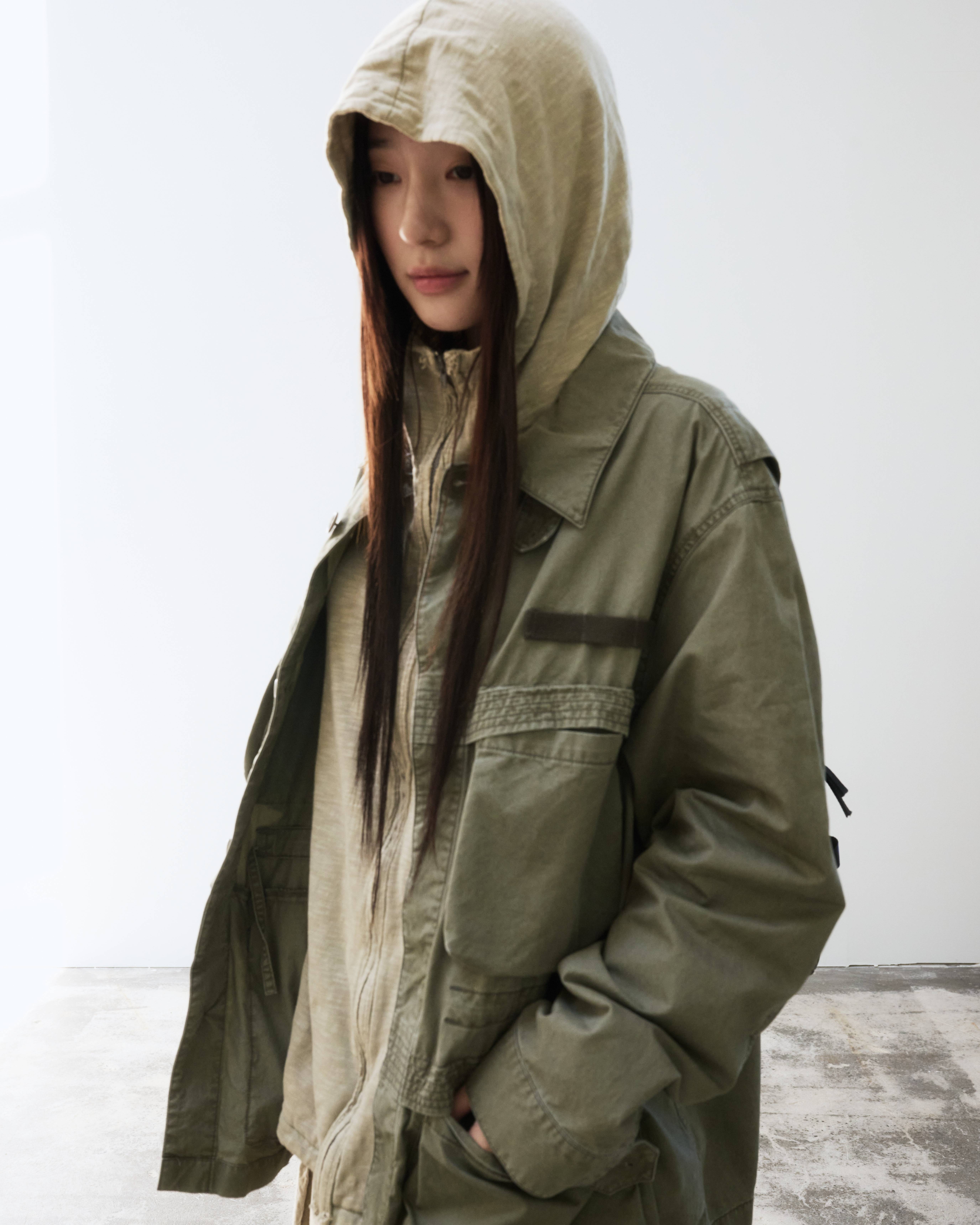 999HUMANITY - ADVENTURE WASHED WORK JACKET (KHAKI)