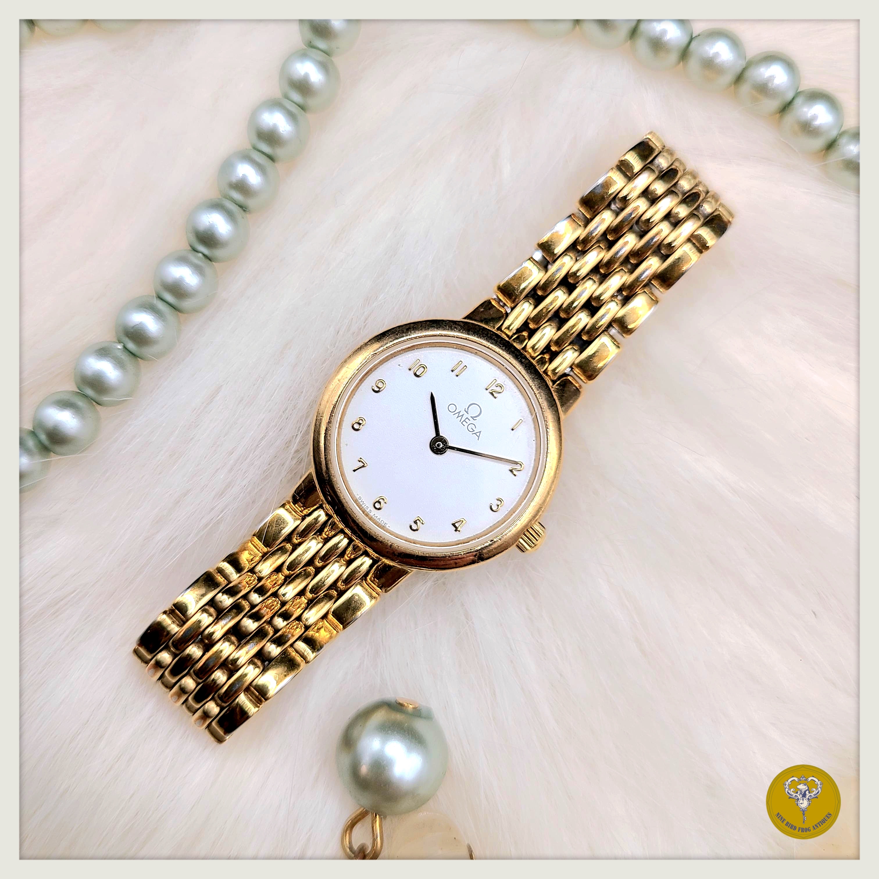 80年代Omega Deville 石英鋼錶