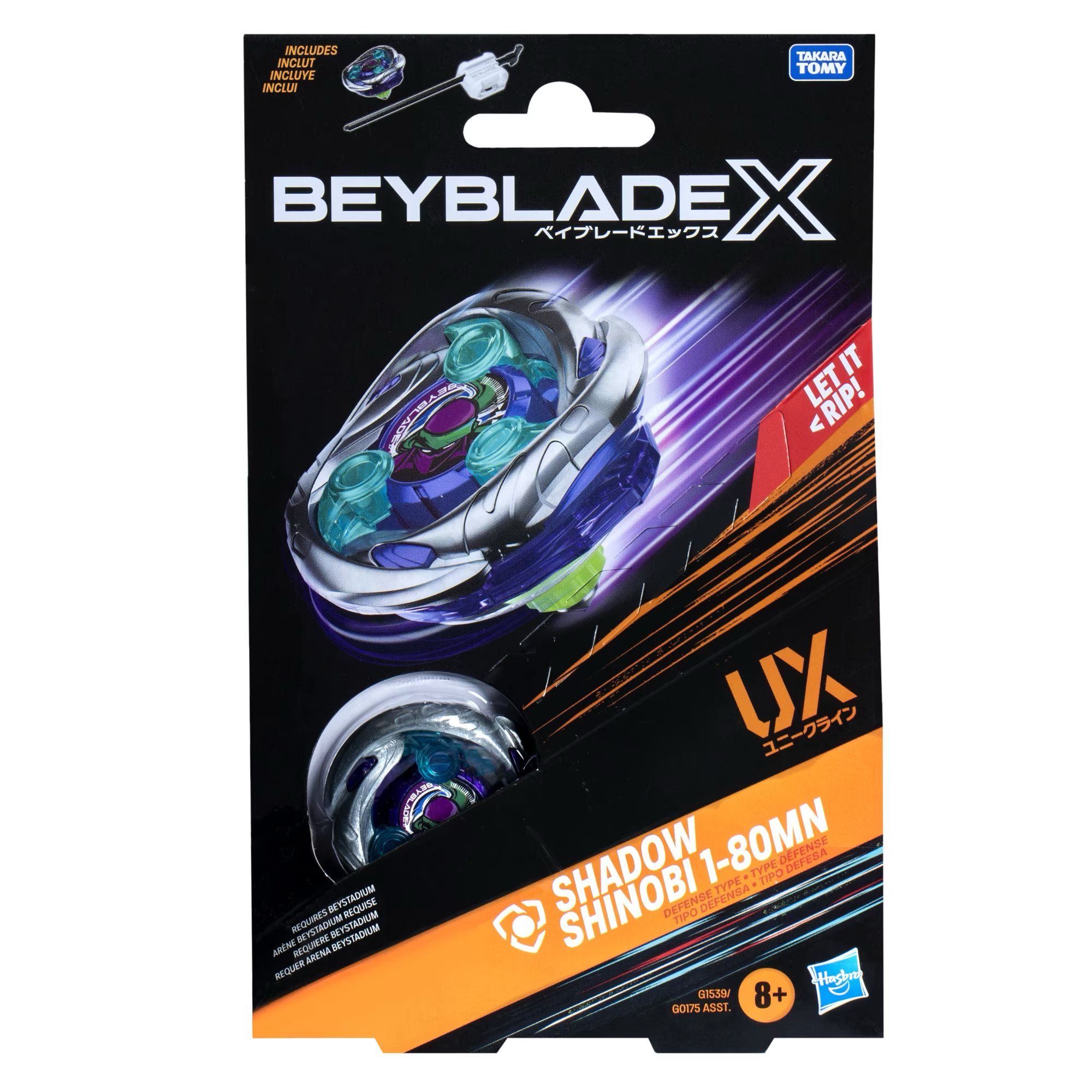 🇺🇸 美版UX系列爆旋陀螺 Beyblade X Shadow Shinobi 1-80MN