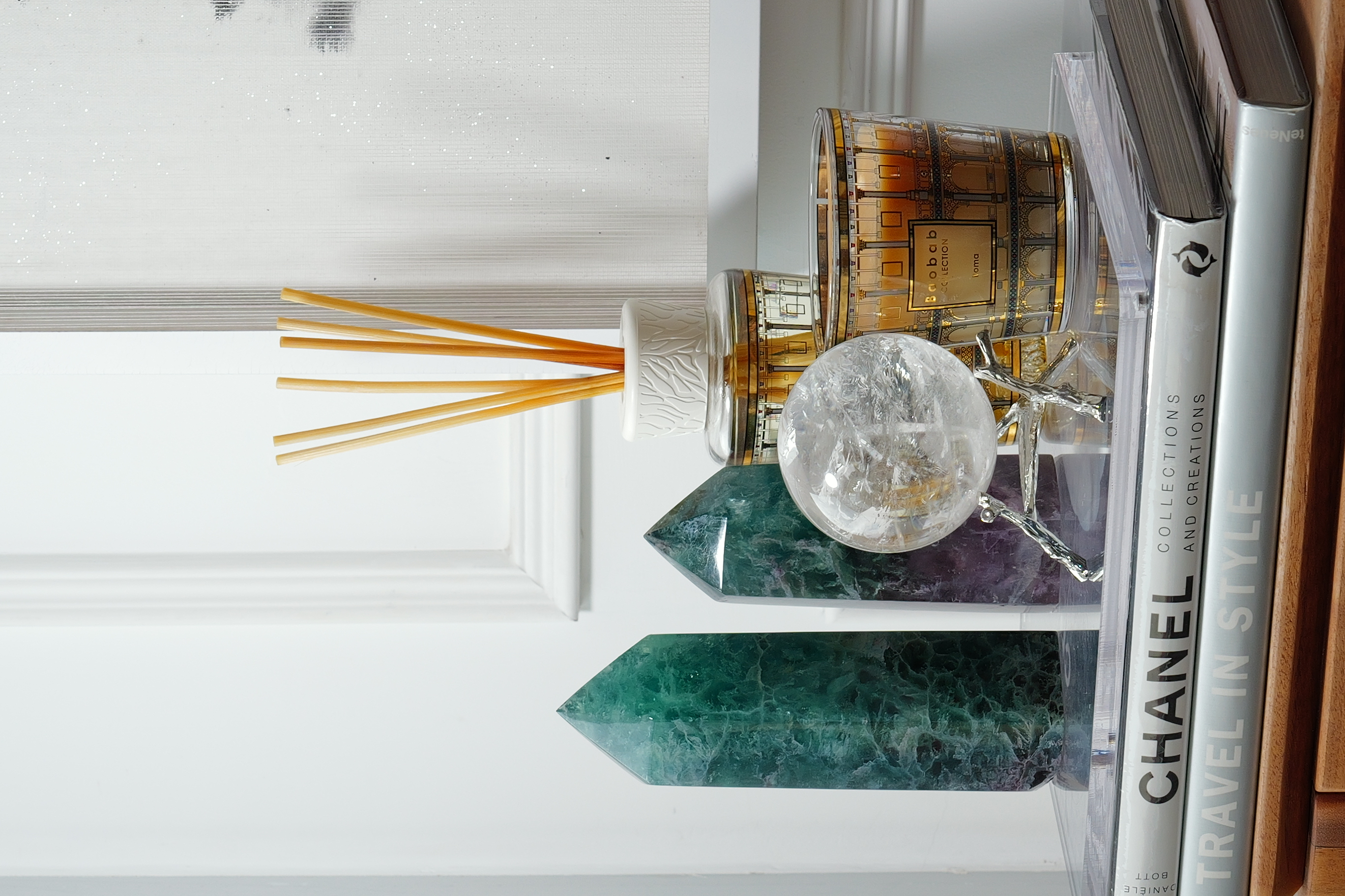  ༒7.6cm 白水晶球༒ CQOO66C66G626-RA10*6As