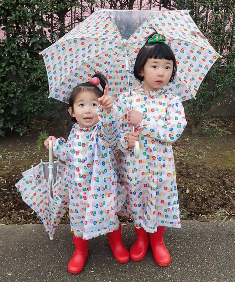 🇯🇵預訂 日本直送🇯🇵p.premier四色標誌章撞色滾邊兒童雨靴水靴