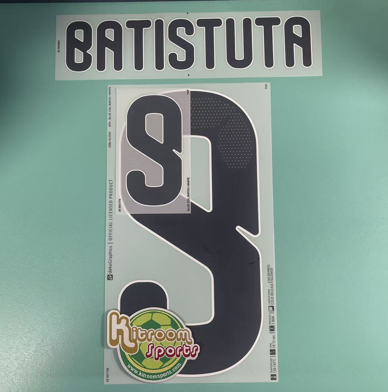 2026 Argentina Home Nameset #9 BATISTUTA