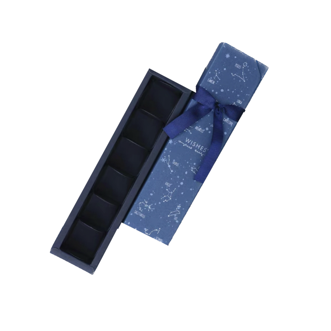 情人節 星空6格朱古力禮盒 Valentine’s Day chocolate packing box